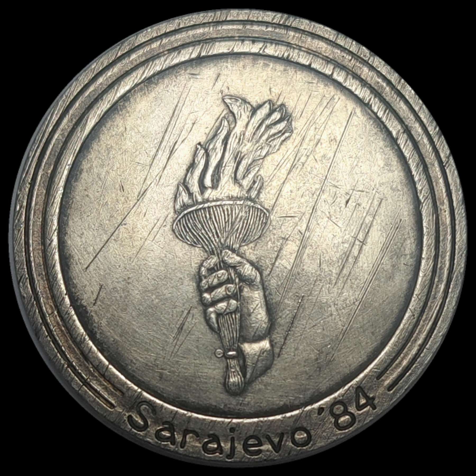 Winter-Olympic-Games-Sarajevo-1984-Medal/Medallion
